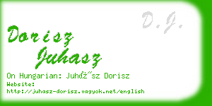 dorisz juhasz business card